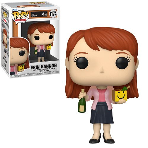 The Office Pop! Vinyl Figure Erin Hannon with Happy Box and Champagne [1174] - Fugitive Toys