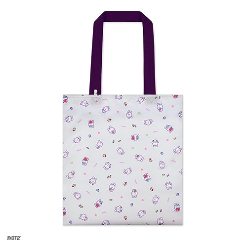 BT21 Minini Zippered Eco Tote Bag - Mang - Fugitive Toys