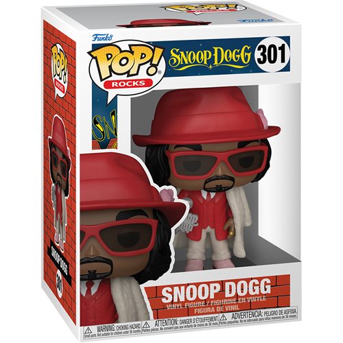 Funko Pop Rocks Snoop Dogg with Fur