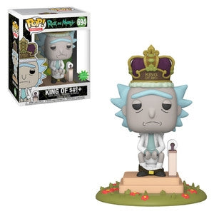 Rick and Morty Pop! Vinyl Figure King of S#!+ 6" (With Sound) [694] - Fugitive Toys