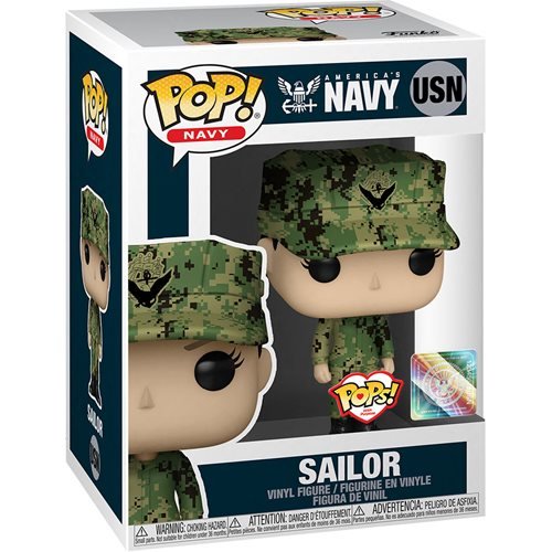 Military Pop! Vinyl Figure Navy Sailor Female (Caucasian) - Fugitive Toys