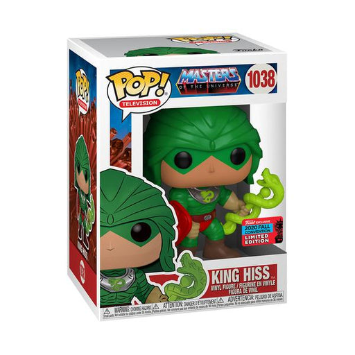Masters of the Universe Pop! Vinyl Figure King Hiss (2020 NYCC Shared) [1038] - Fugitive Toys