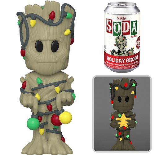 Funko Vinyl Soda Figure: Marvel Guardians of the Galaxy Holiday Groot - Fugitive Toys