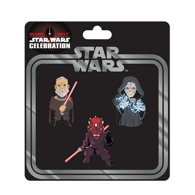 Star Wars Celebration Sith Pin 3-Pack - Fugitive Toys