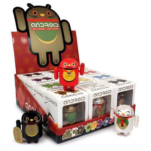 Android Mini Collectible Lucky Cat Series (Case of 12) - Fugitive Toys