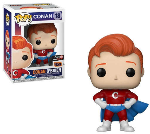TV Pop! Vinyl Figure Conan O'Brien Super Suit [Conan] [18] - Fugitive Toys