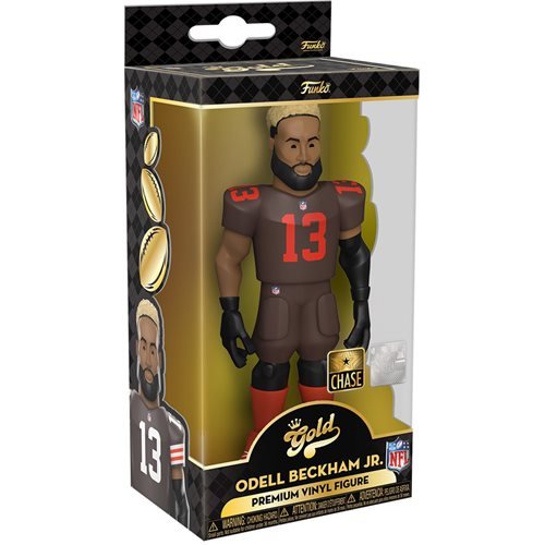 Funko Vinyl Gold Premium Figure: NFL Browns Odell Beckham Jr (Home Uniform) Chase - Fugitive Toys