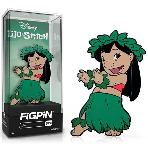 Disney Lilo & Stitch: FiGPiN Enamel Pin Hula Dancing Lilo [624] - Fugitive Toys