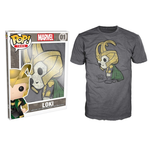 Pop! Tees Marvel Loki [01] - Small - Fugitive Toys