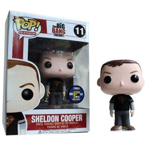 The Big Bang Theory Pop! Vinyl Figure Sheldon Cooper: Superman T-Shirt [SDCC 2012 Exclusive] [11] - Fugitive Toys