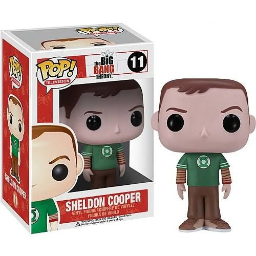 The Big Bang Theory Pop! Vinyl Figure Sheldon Cooper: Green Lantern T-Shirt [11] - Fugitive Toys