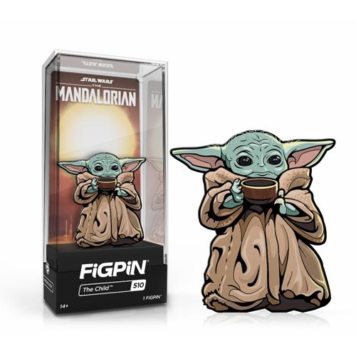 Star Wars The Mandalorian: FiGPiN Enamel Pin The Child With Soup [510] - Fugitive Toys