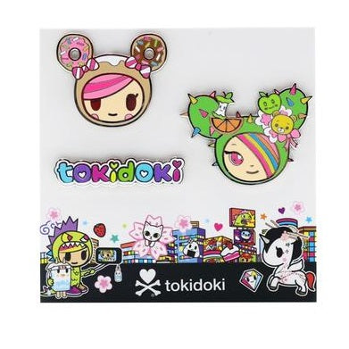 Tokidoki Kawaii Metropolis Enamel Pin 3-Pack - Fugitive Toys