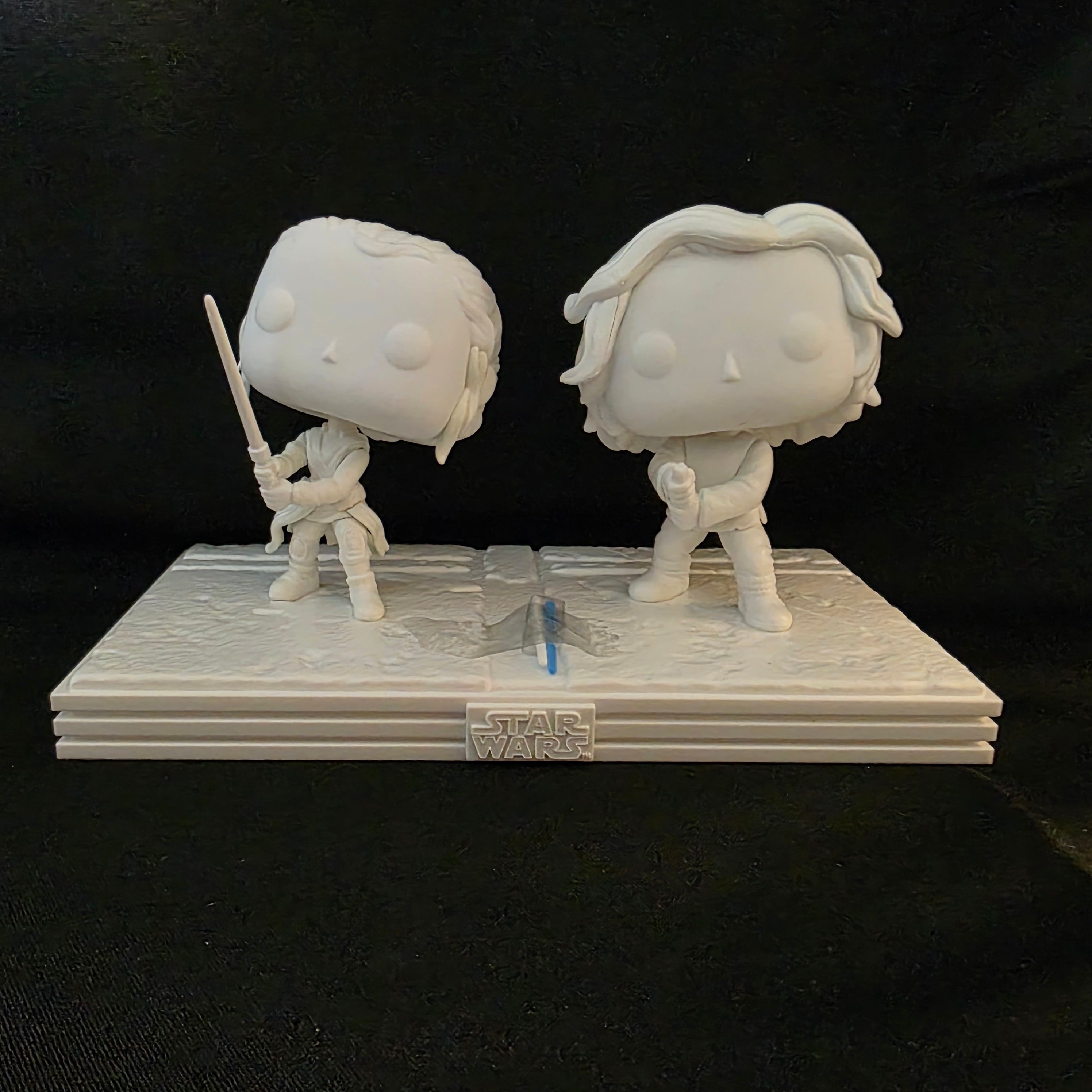 Funko Proto - Rey & Kylo Ren [Star Wars Moment] Prototype {DAMAGED} - Fugitive Toys