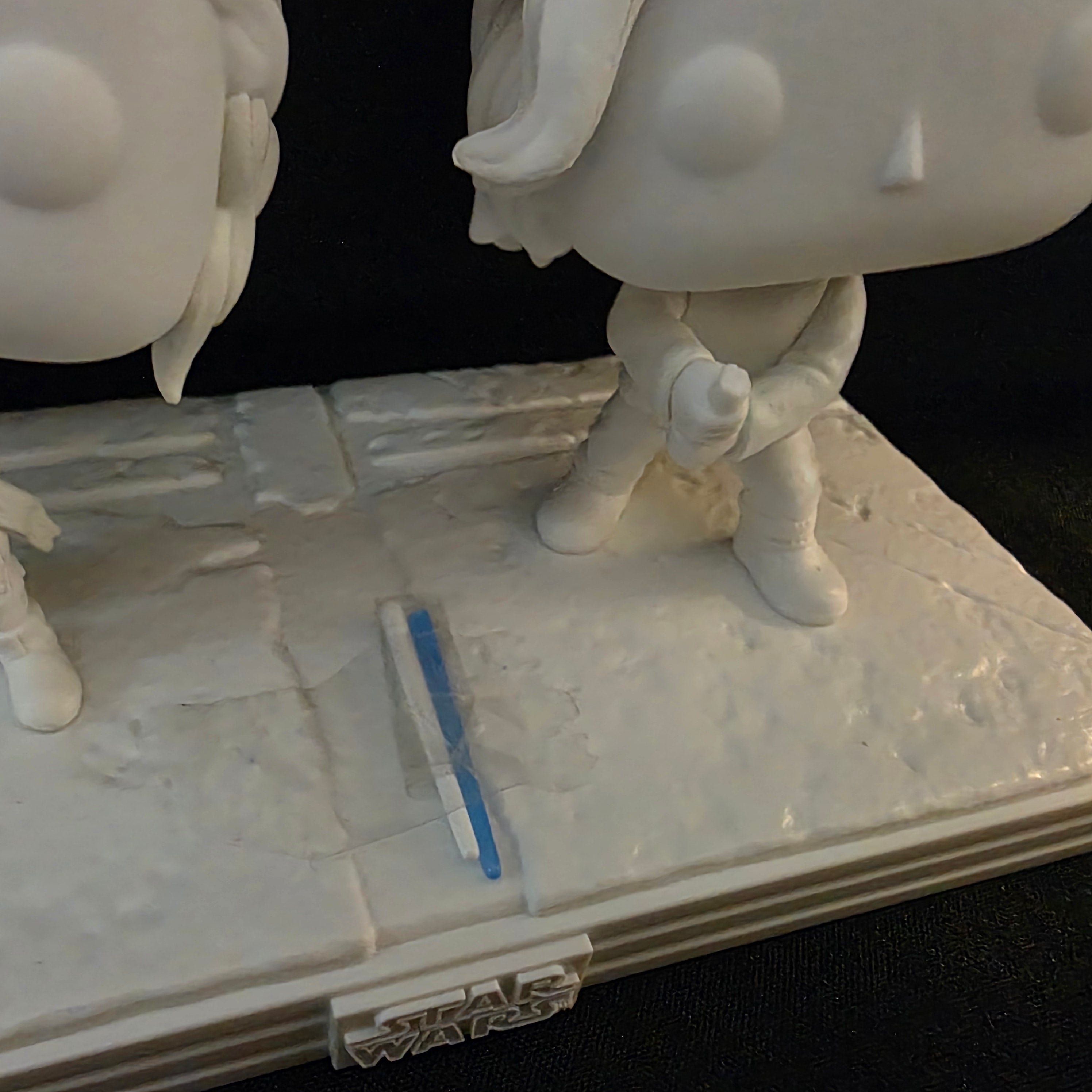 Funko Proto - Rey & Kylo Ren [Star Wars Moment] Prototype {DAMAGED} - Fugitive Toys