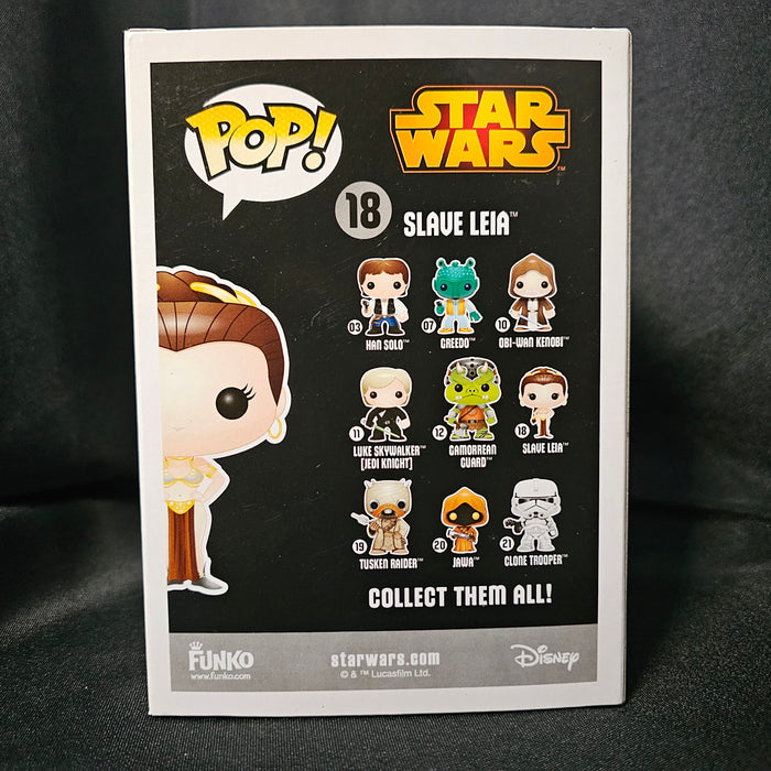 Star Wars Pop! Vinyl Bobblehead Slave Leia [Re-Release] [18] - Fugitive Toys