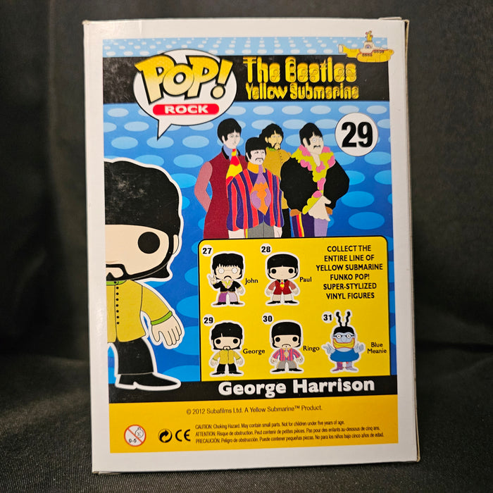 Rocks Pop! Vinyl Figure George Harrison [The Beatles] [29] - Fugitive Toys