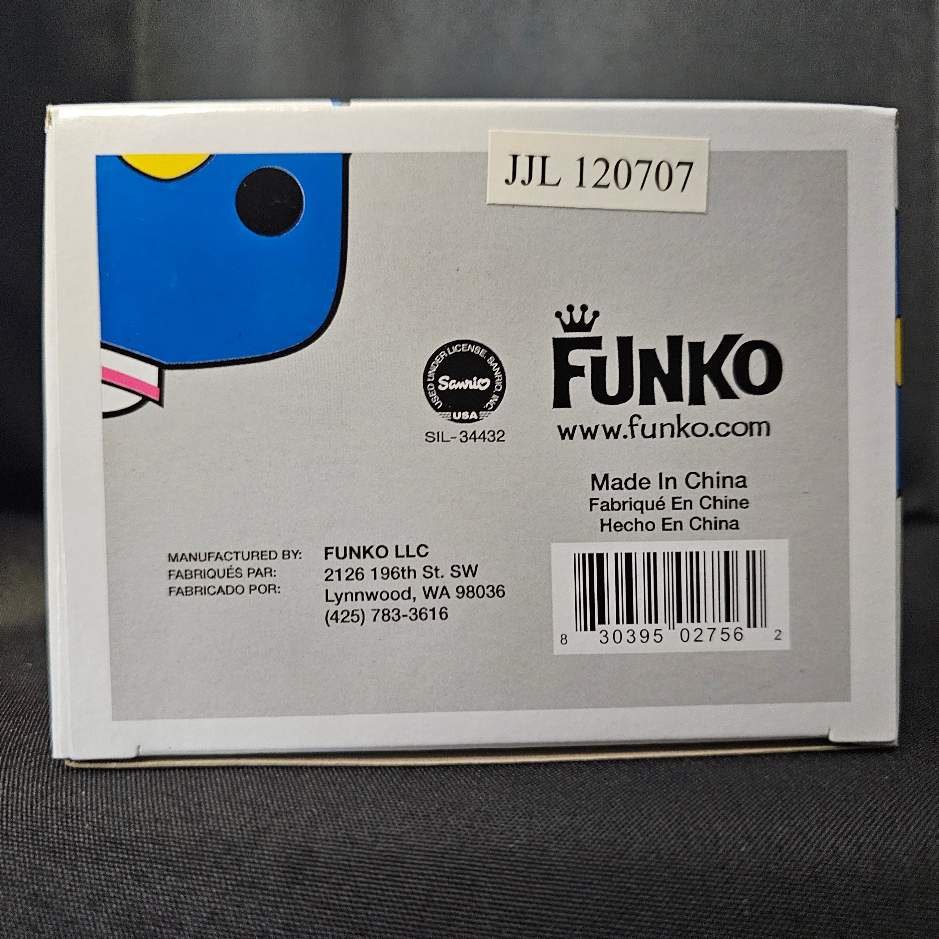 Sanrio Pop! Vinyl Figure Tuxedo Sam [03] - Fugitive Toys