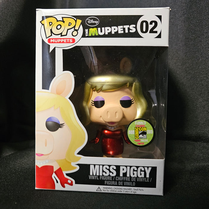 The Muppets Pop! Vinyl Figure Metallic Miss Piggy [SDCC 2013 Exclusive] [02] - Fugitive Toys