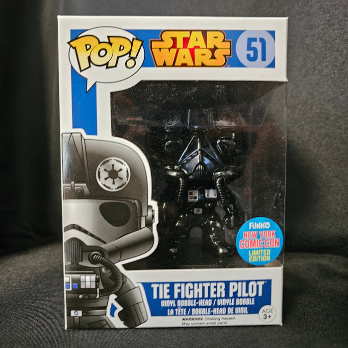 Star Wars Pop! Vinyl Bobblehead Chrome Tie Fighter Pilot [NYCC 2015 Exclusive] [51] - Fugitive Toys