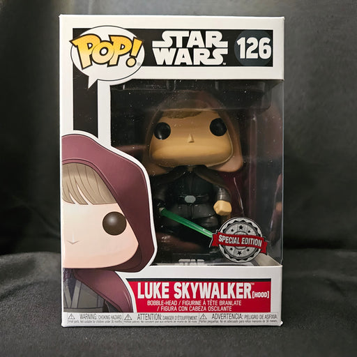 Star Wars Pop! Vinyl Figure Luke Skywalker (Hood) [126] - Fugitive Toys