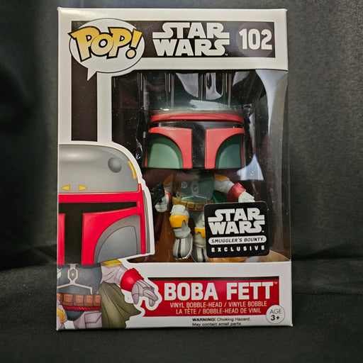 Star Wars Pop! Vinyl Figure Boba Fett [Action Pose] [Smuggler's Bounty] [102] - Fugitive Toys