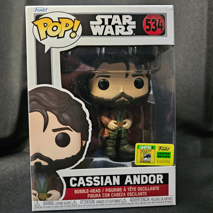 Star Wars Pop! Vinyl Figure Cassian Andor [Andor] [SDCC 2022] [534] - Fugitive Toys