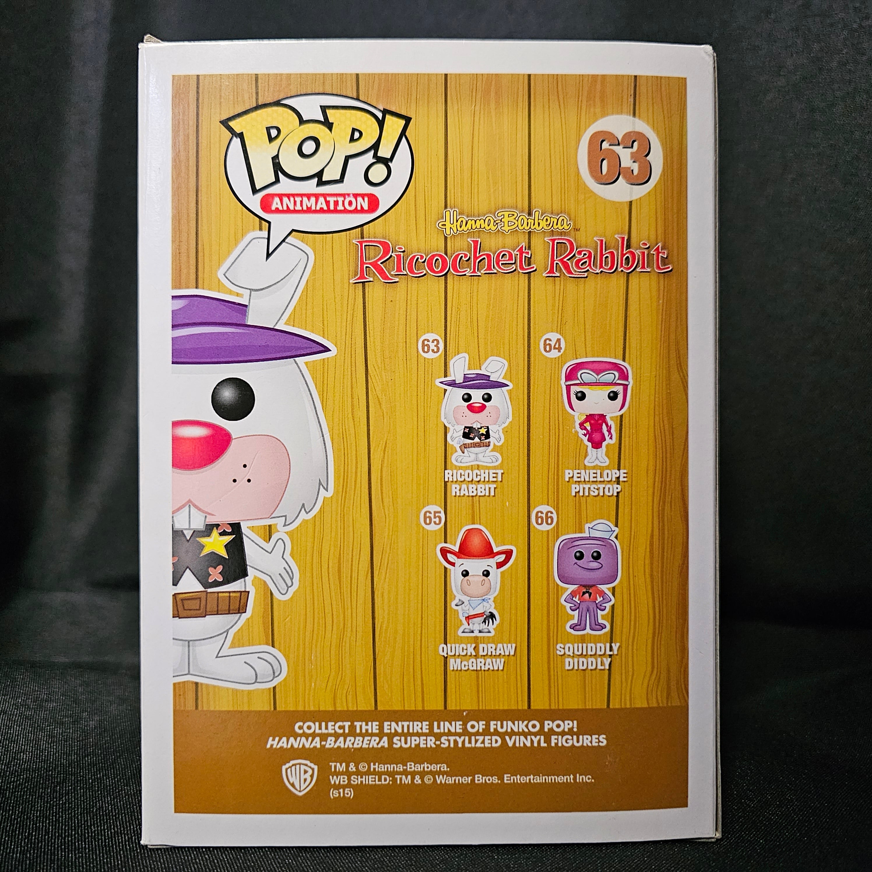 Hanna-Barbera Pop! Vinyl Figure Ricochet Rabbit [Pink] [NYCC 2015 Exclusive] [63] - Fugitive Toys