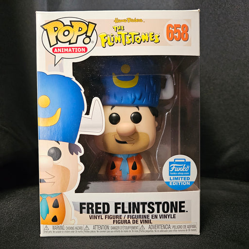 Hanna-Barbera Pop! Vinyl Figure Fred Flintstone [Water Buffalo Hat] [The Flintstones] [Funk-Shop] [658] - Fugitive Toys