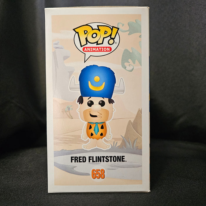 Hanna-Barbera Pop! Vinyl Figure Fred Flintstone [Water Buffalo Hat] [The Flintstones] [Funk-Shop] [658] - Fugitive Toys