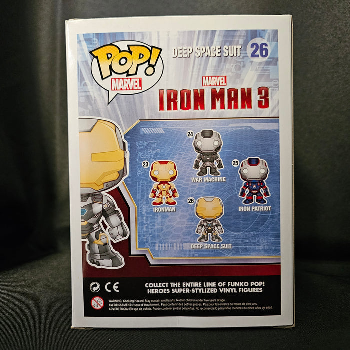 Marvel Iron Man 3 Pop! Vinyl Bobblehead Deep Space Suit Iron Man [26] - Fugitive Toys
