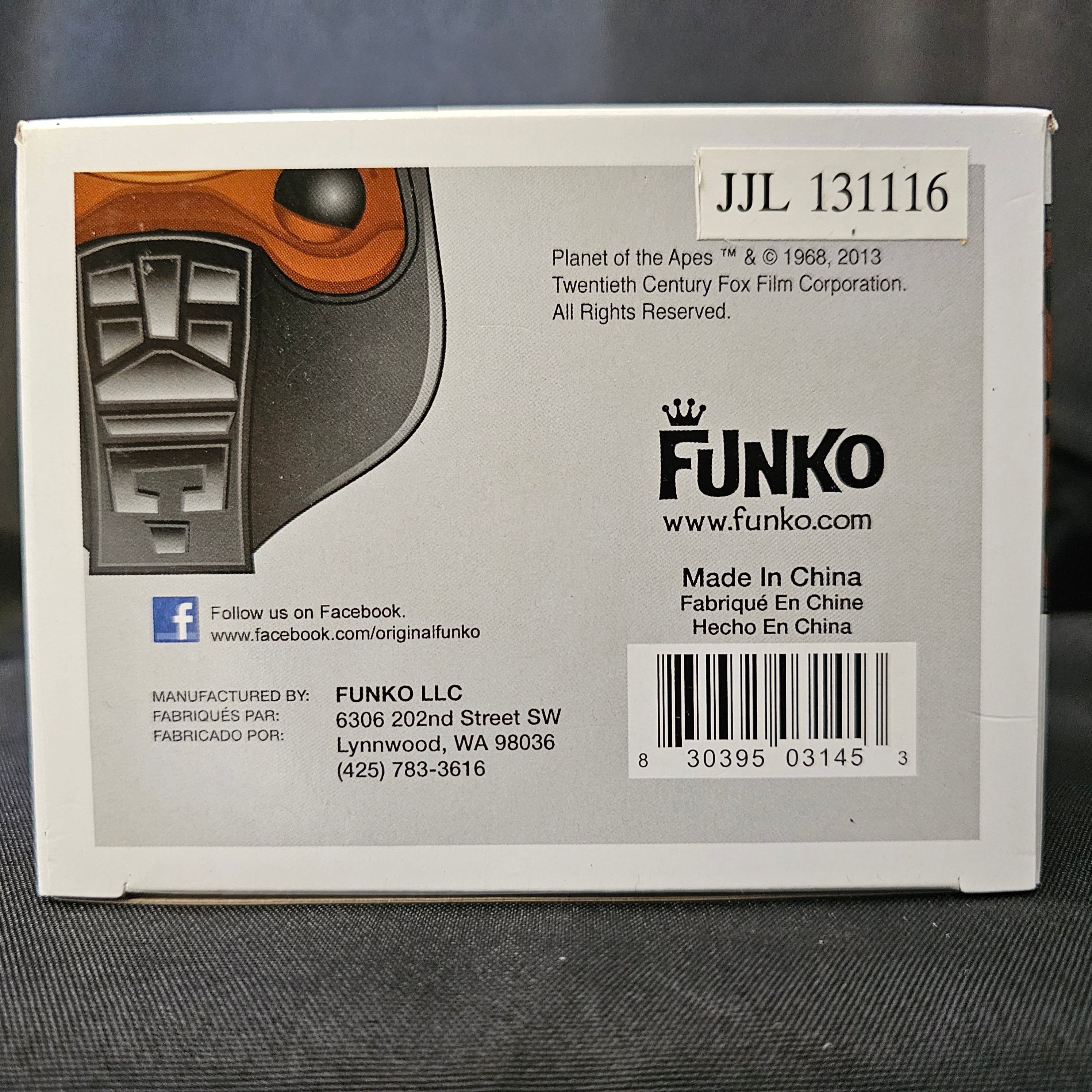 Movies Pop! Vinyl Figure General Ursus [Planet of the Apes] [26] - Fugitive Toys