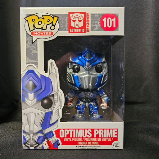 Transformers: Age of Extinction Pop! Vinyl Figure Metallic Optimus Prime [101] - Fugitive Toys