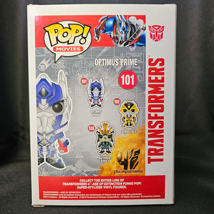 Transformers: Age of Extinction Pop! Vinyl Figure Metallic Optimus Prime [101] - Fugitive Toys