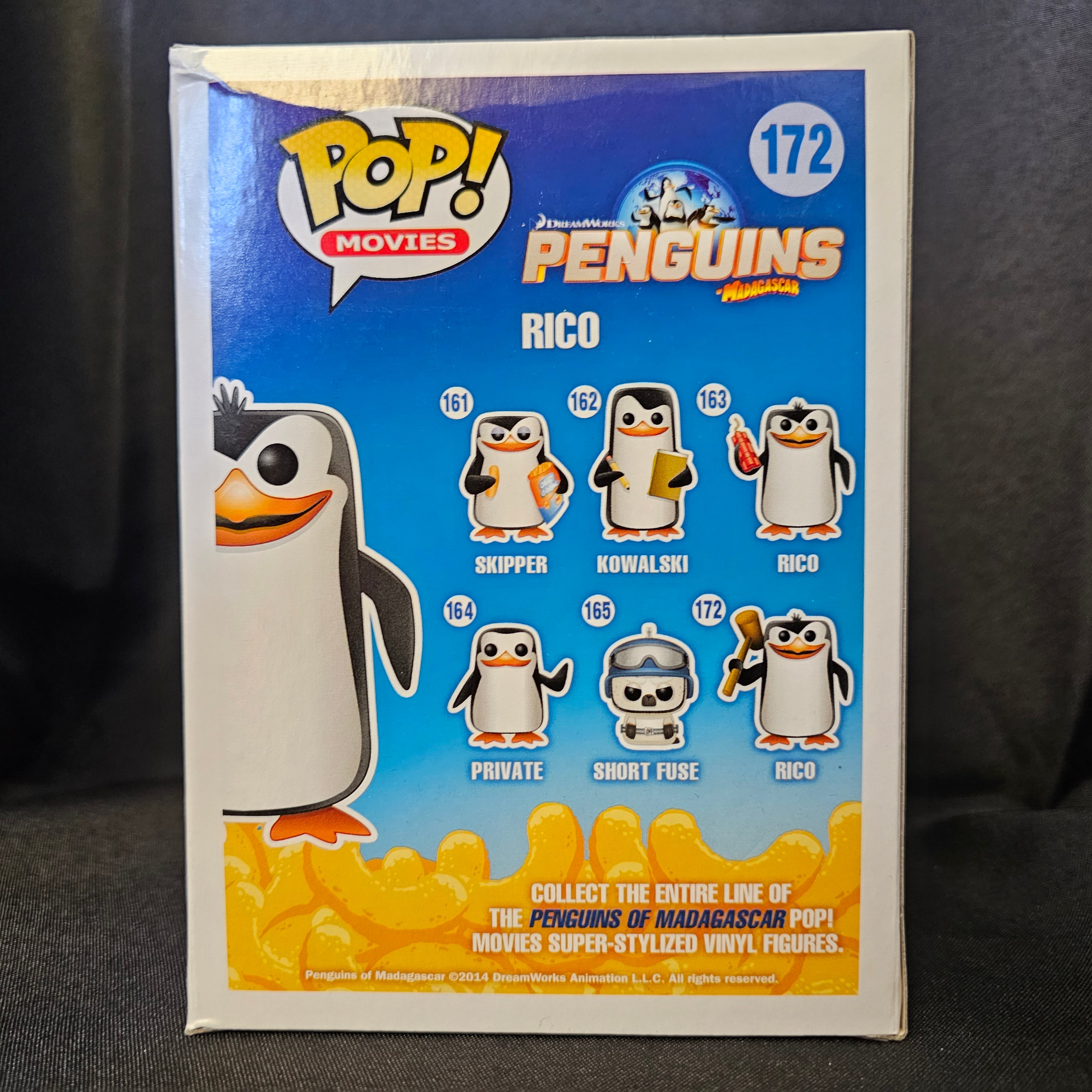 Funko POP Pingüinos De Madagascar - Figura De Vinilo Short Fuse, Coleccionable Para Escritorio Funko POP Pingüinos De Madagascar - Figura De Vinilo Short Fuse, Coleccionable Para Escritorio