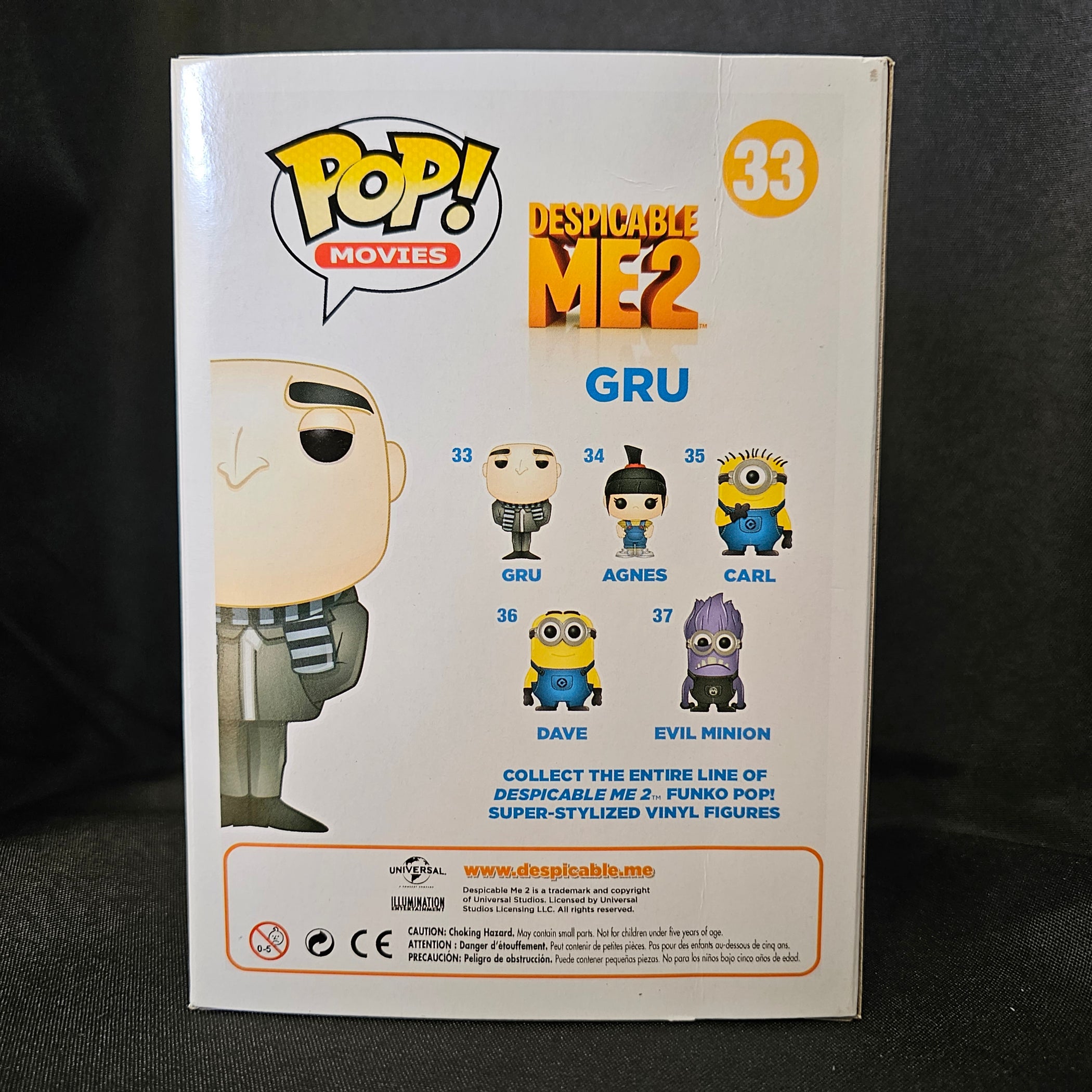 thumbnail image 2 of POP! Vinyl Despicable Me Gru: Funko Pop! Movies 2 of 12