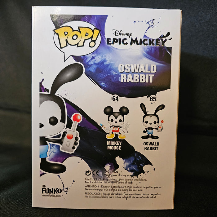 Disney Epic Mickey Pop! Vinyl Figure Oswald Rabbit [65] - Fugitive Toys