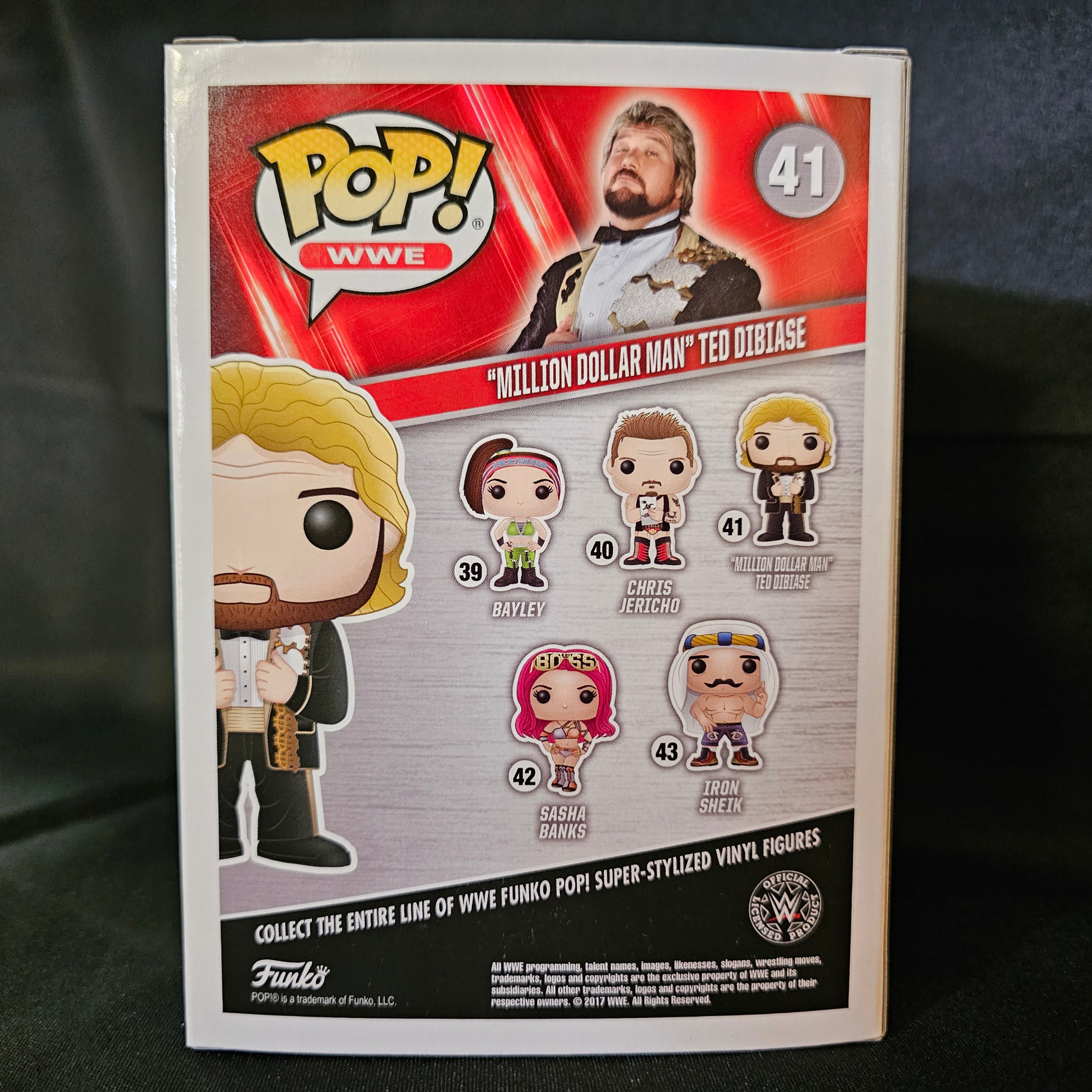 WWE Pop! Vinyl Figure Million Dollar Man Ted Dibiase [White Tux] [Chase] [41] - Fugitive Toys