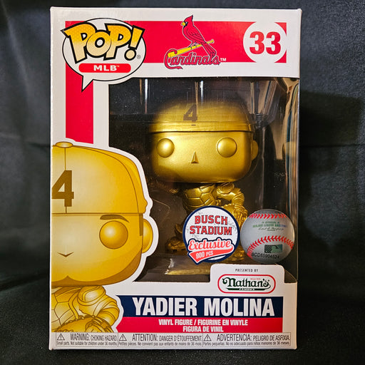 MLB Pop! Vinyl Figure Gold Yadier Molina [St. Louis Cardinals] [33] - Fugitive Toys