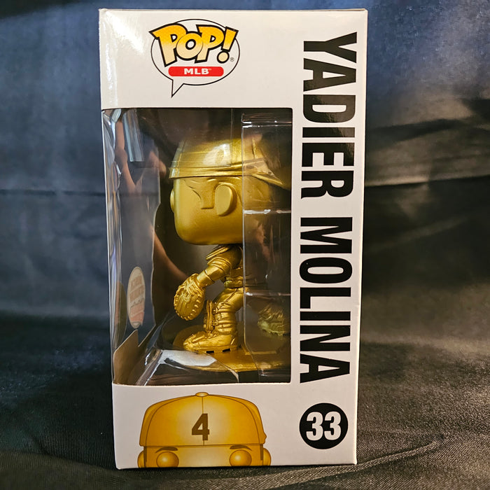 MLB Pop! Vinyl Figure Gold Yadier Molina [St. Louis Cardinals] [33] - Fugitive Toys