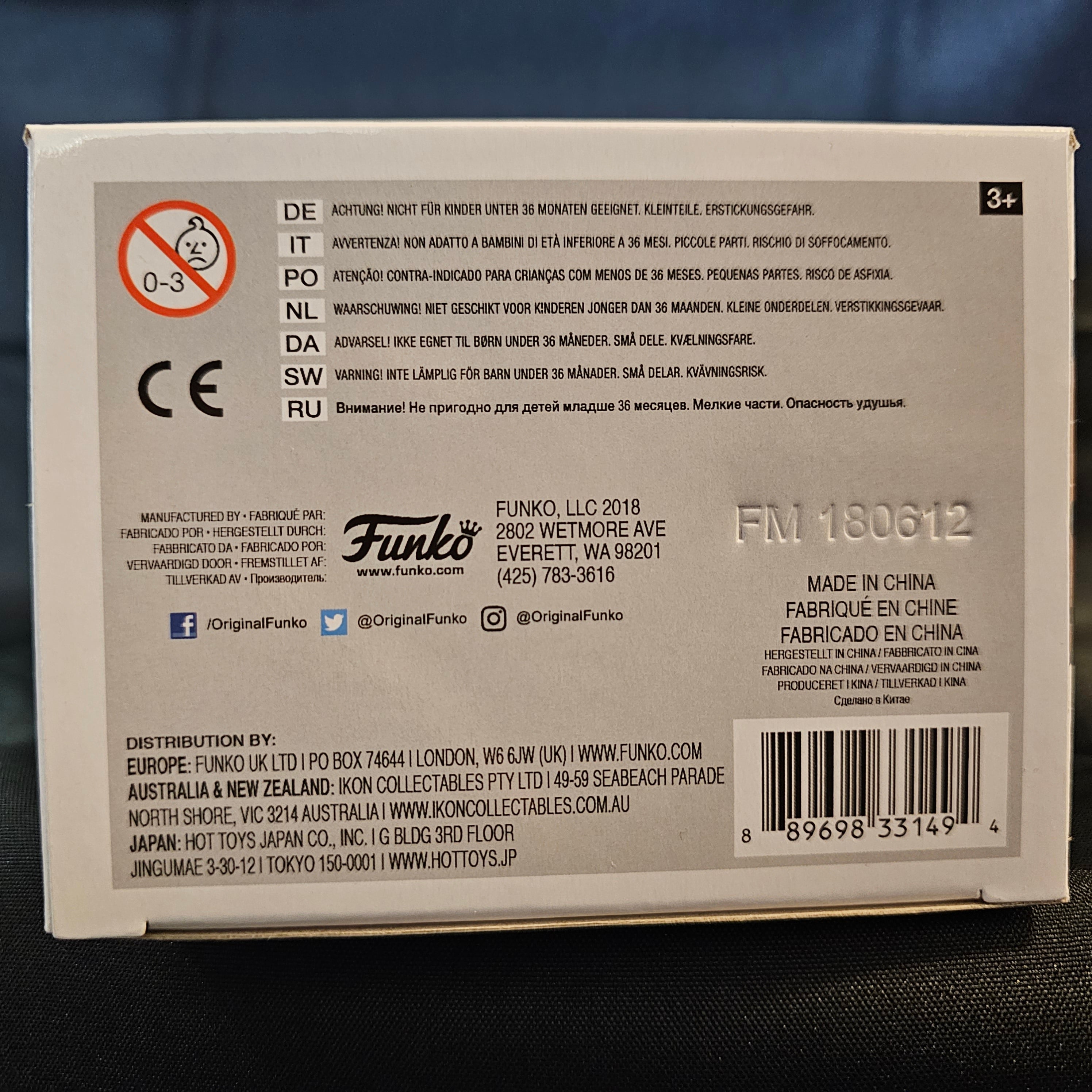 MLB Pop! Vinyl Figure Ken Griffey Jr [Seattle Mariners] [24] - Fugitive Toys