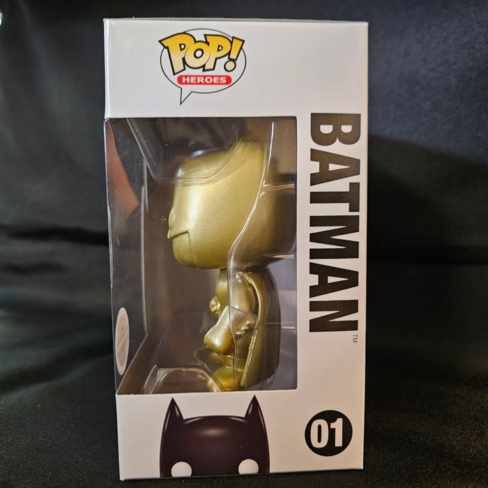 DC Universe Pop! Vinyl Figure Gold Batman [Chase] [Gamestop] [01] - Fugitive Toys