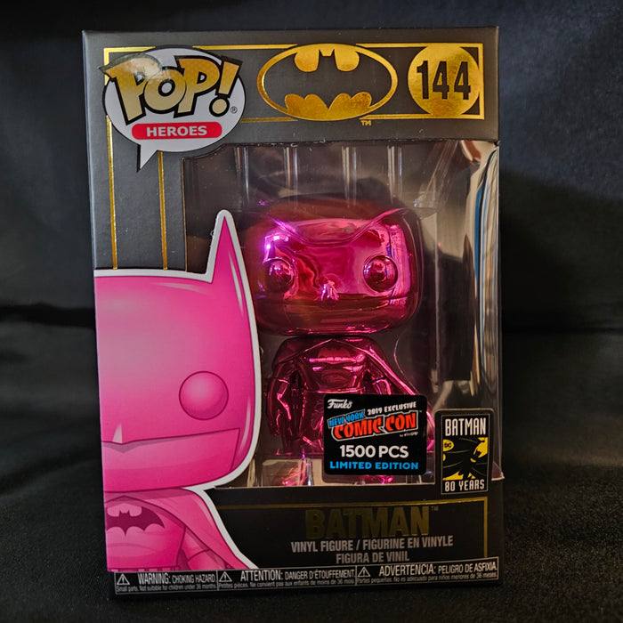 DC Universe Pop! Vinyl Figure Pink Chrome Batman [NYCC 2019] [144] - Fugitive Toys