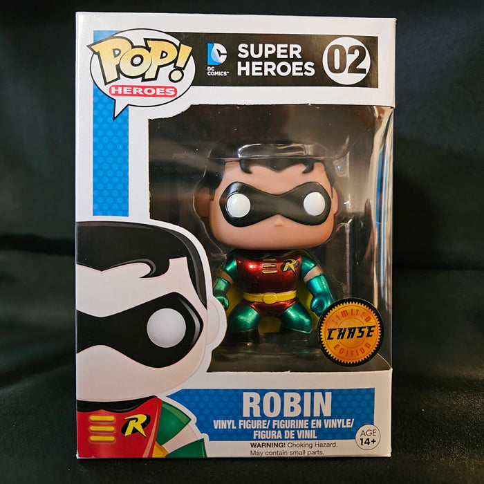 DC Universe Pop! Vinyl Figure Metallic Robin [Chase] [02] - Fugitive Toys