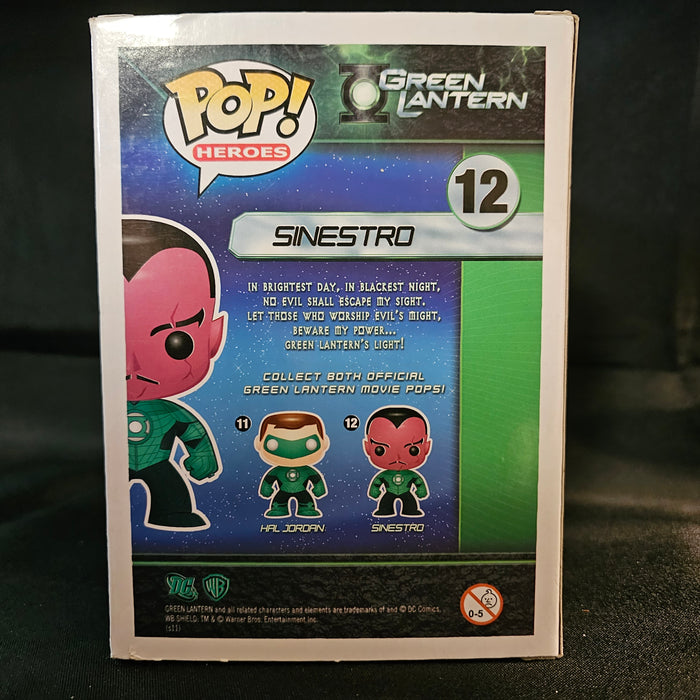 DC Universe Pop! Vinyl Figure Sinestro [Green Lantern] [12] - Fugitive Toys