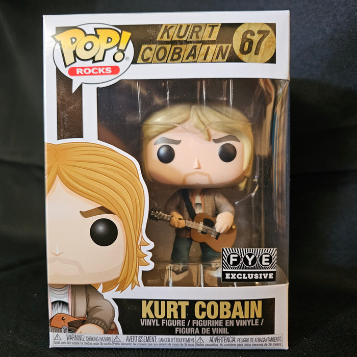 Rocks Pop! Vinyl Figure Kurt Cobain [Tan Sweater] [67] - Fugitive Toys