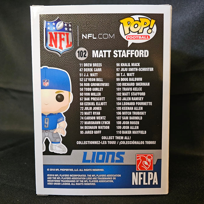 NFL Pop! Vinyl Figure Matt Stafford [Detroit Lions] [102] - Fugitive Toys