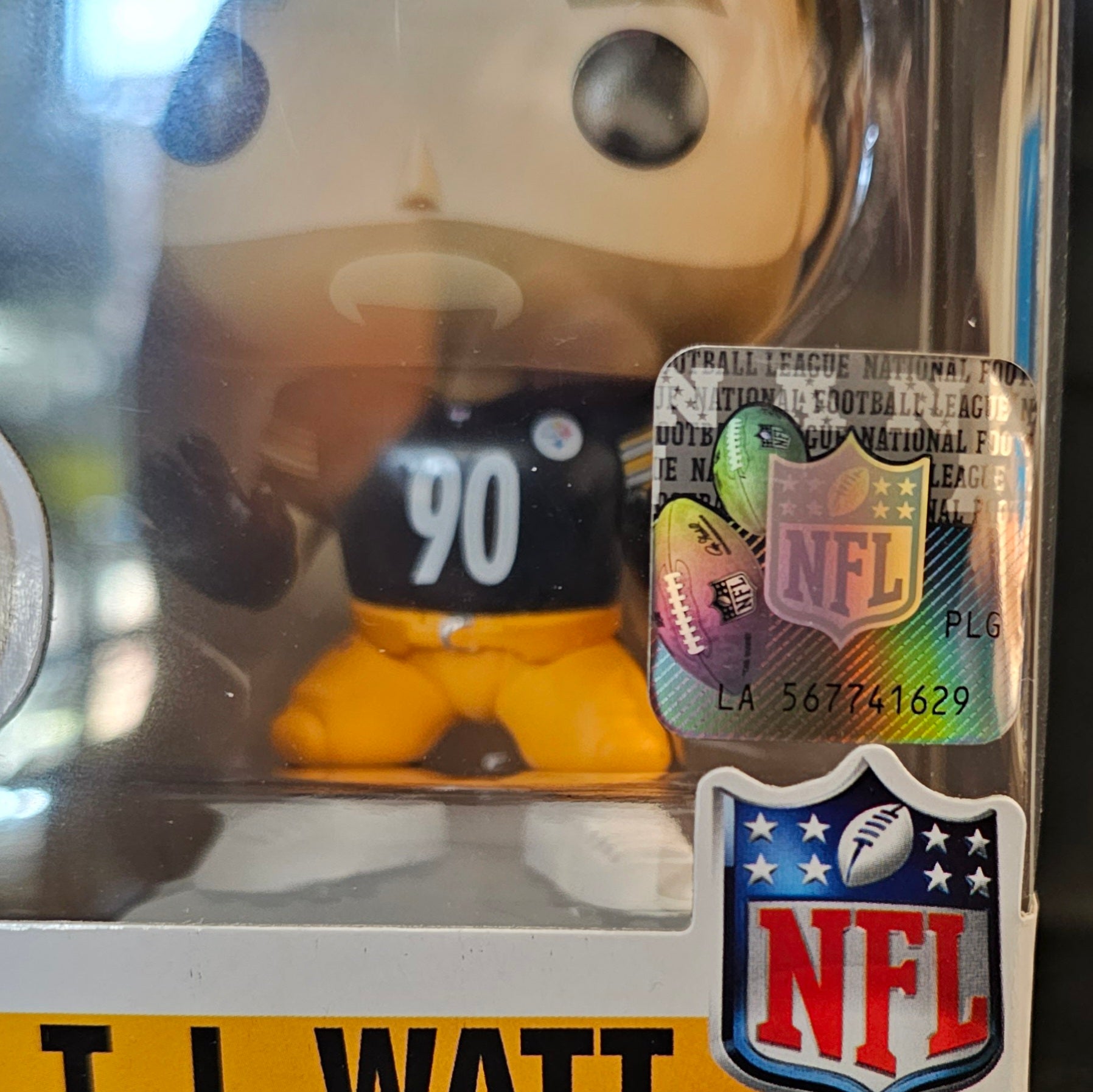 NFL Pop! Vinyl Figure TJ Watt [Pittsburgh Steelers] [98] - Fugitive Toys