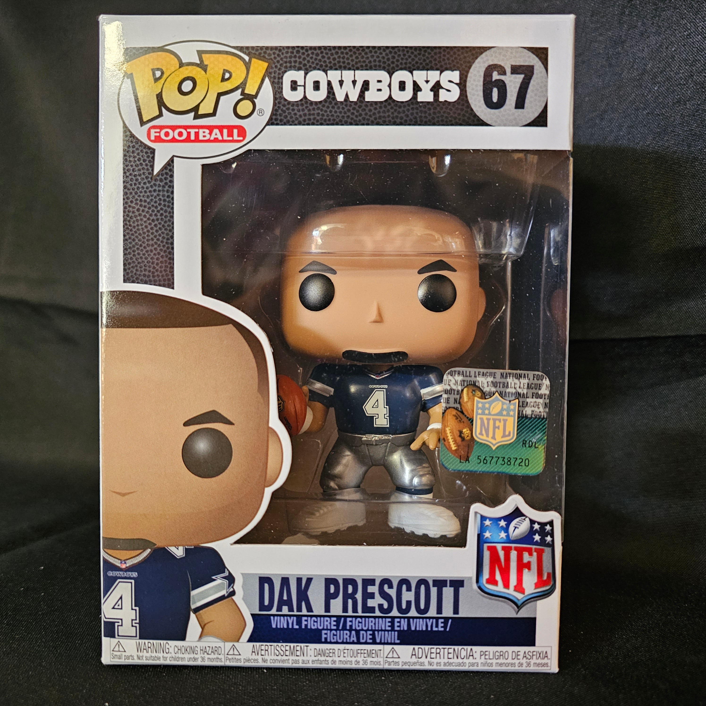 NFL Pop Vinyl Figure Dak Prescott Dallas Cowboys 67
