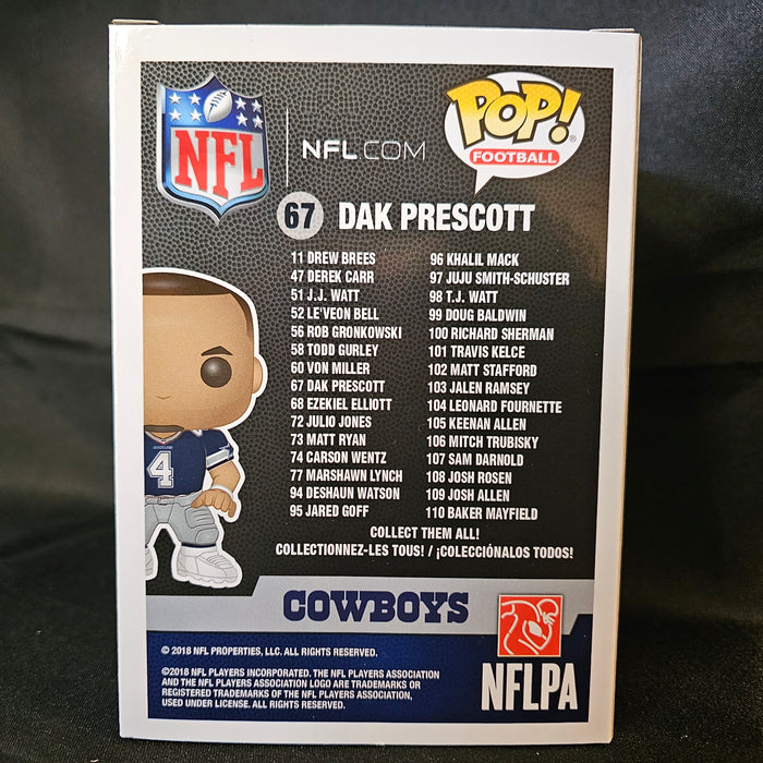 NFL Pop! Vinyl Figure Dak Prescott [Dallas Cowboys] [67] — Fugitive Toys